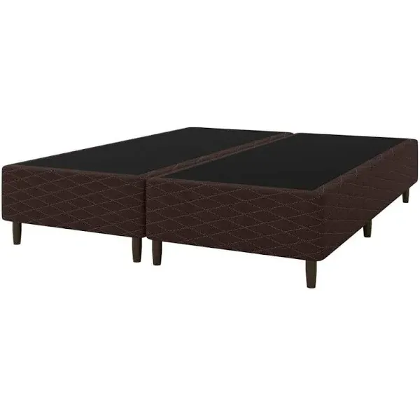 BASE P/COLCHAO SOMIE SUEDE MARROM QUEEN