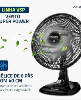 VENTILADOR 40CM SUPER POWER VSP 127V