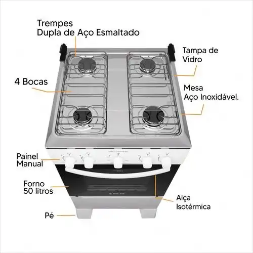 FOGAO 4B ATLAS COLISEUM PLUS - Imagem 2