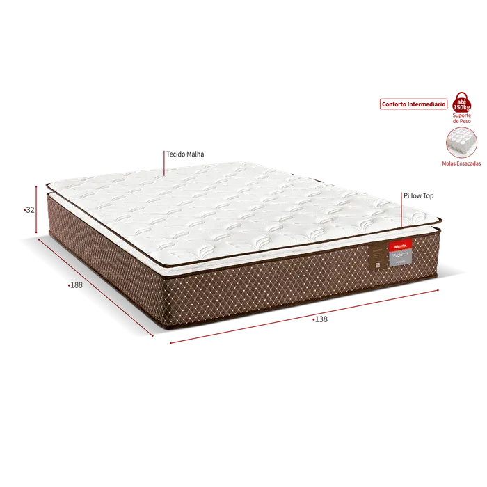 COLCHAO EVOLUTION MOLAS ENSACADAS CASAL