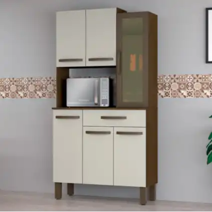 KIT COZINHA EVOLUTI 6 PTS - CAMEL/OFF-W Ref.:35 - Imagem 3