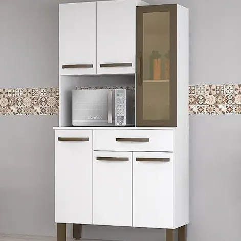 KIT COZINHA EVOLUTI 6 PTS - CAMEL/OFF-W Ref.:35